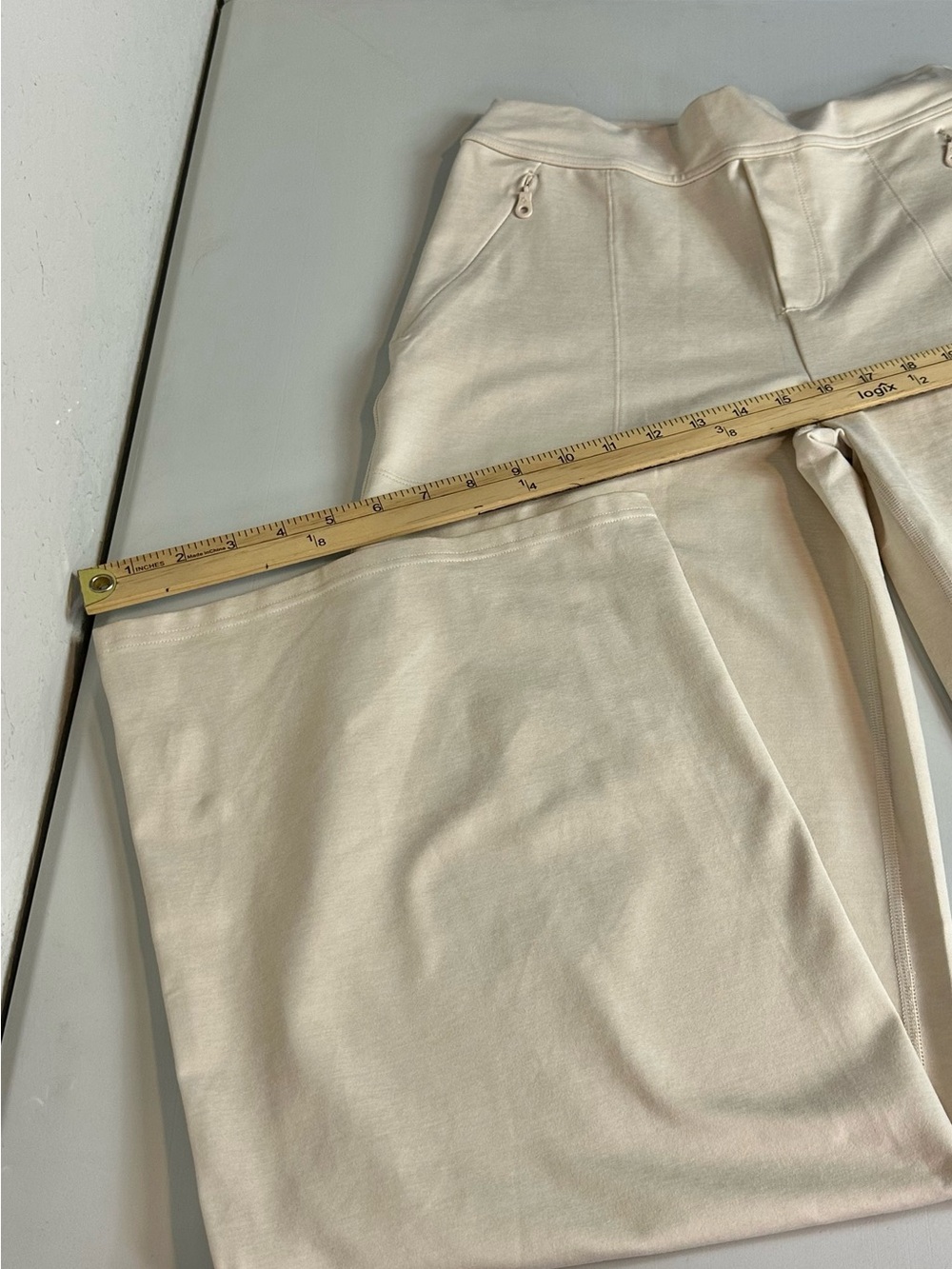 OFFLINE Aerie The Hugger Stretchy High Waist Wide Leg Trouser Size Medium NWOT - Picture 10 of 15